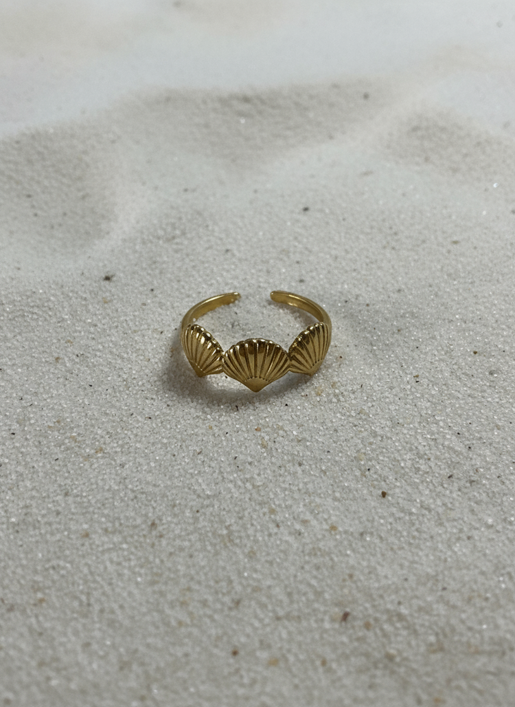 Adjustable Mini Seashell Rings