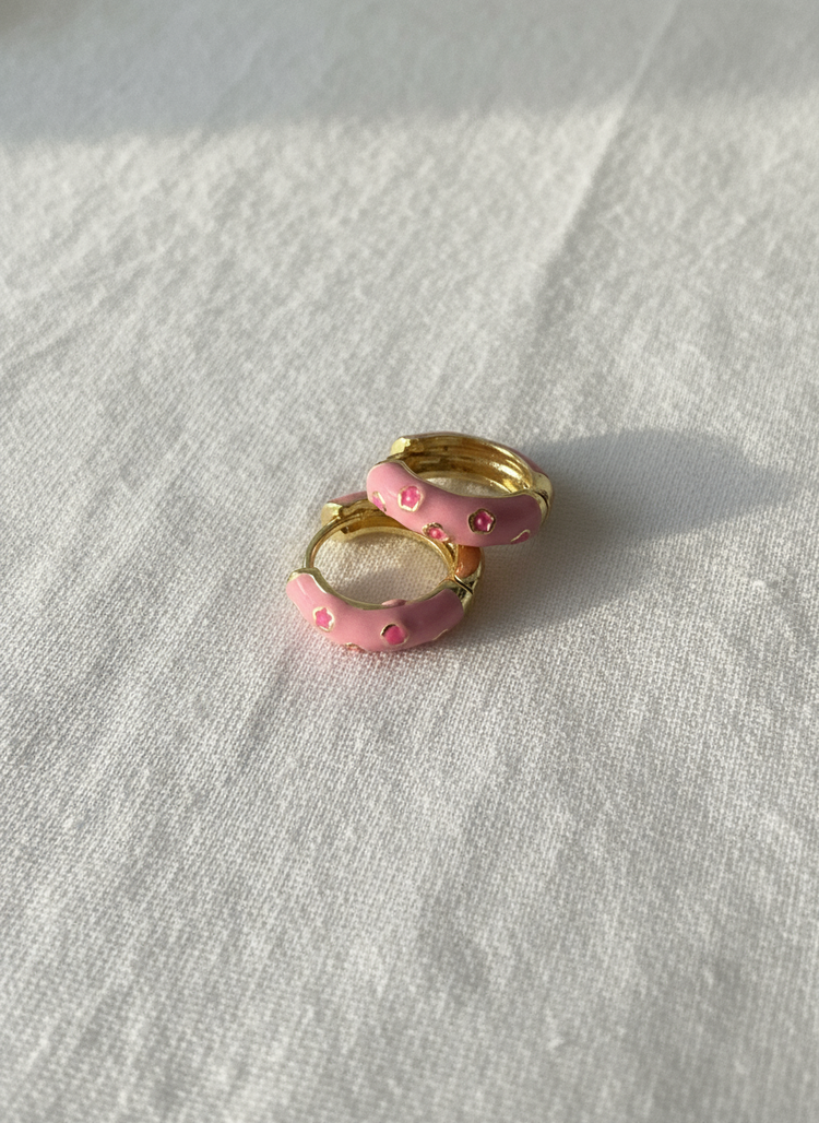 Colored Huggies with Mini Flower Prints