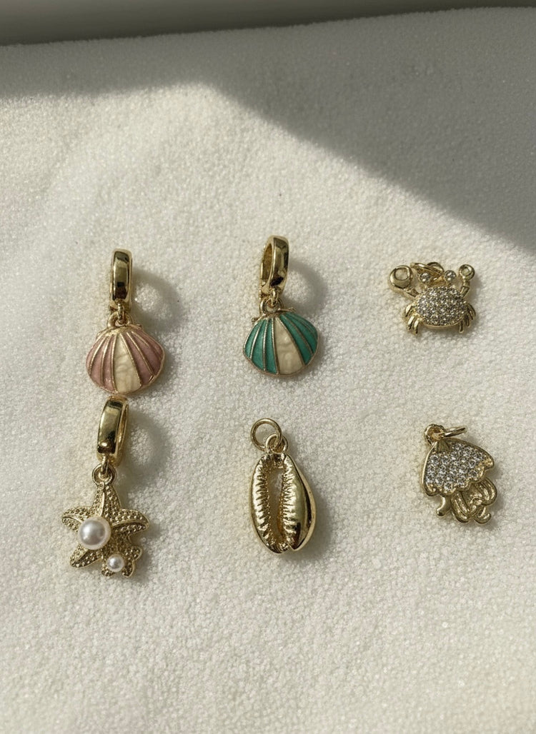 Mini Beach Themed Charms