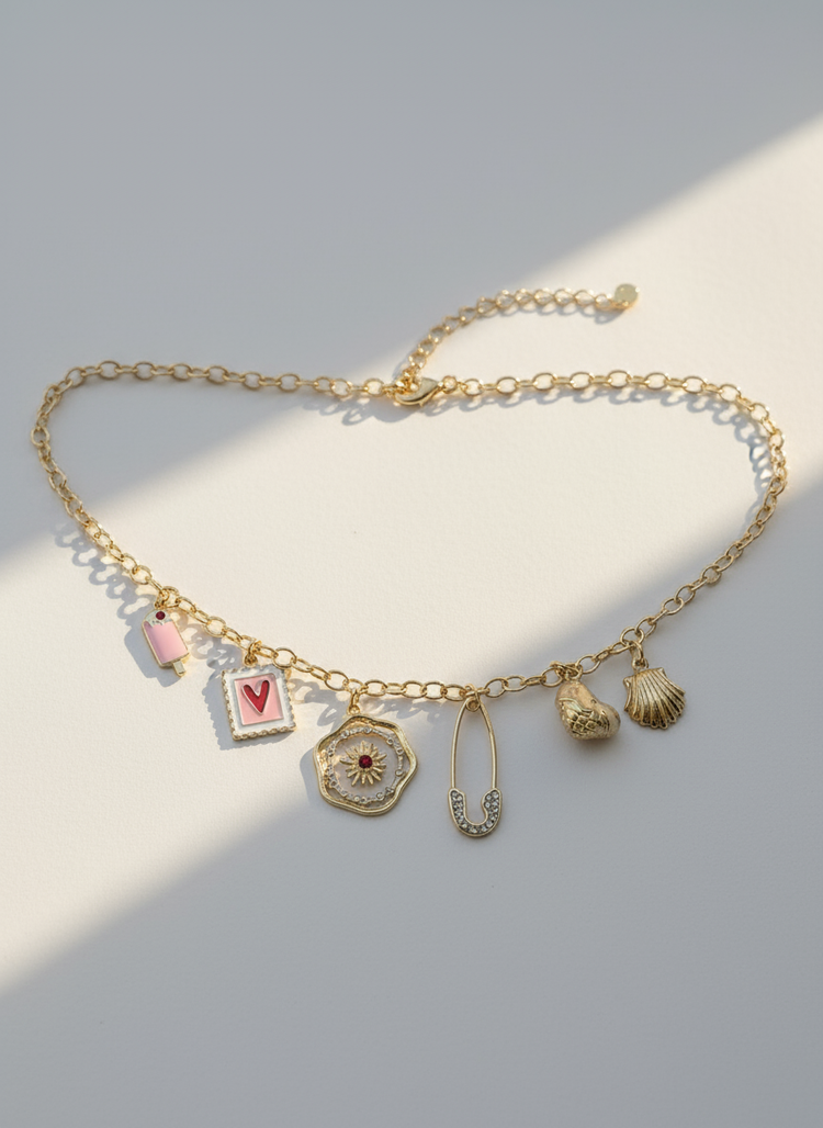 Love Notes Charm Necklace