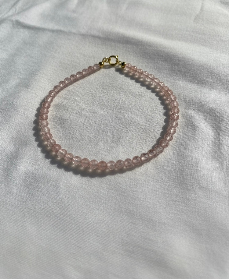 Strawberry Quartz Bracelet