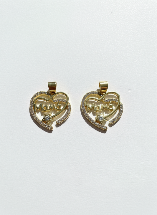 Double Hearted Mama Charm