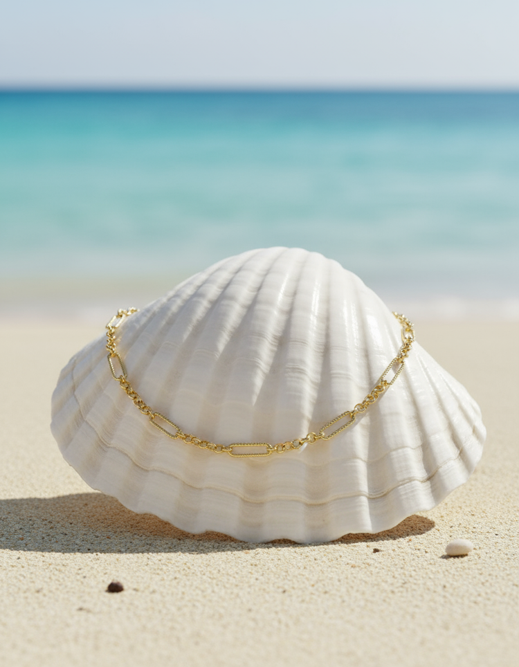 Paperclip with Round Chain