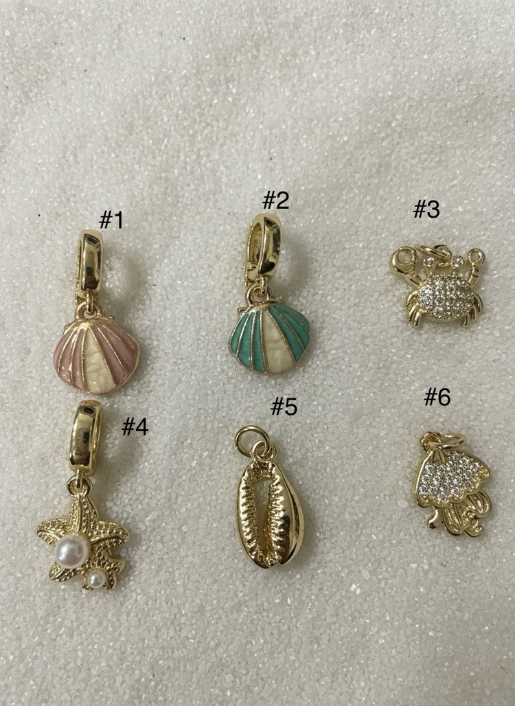 Mini Beach Themed Charms