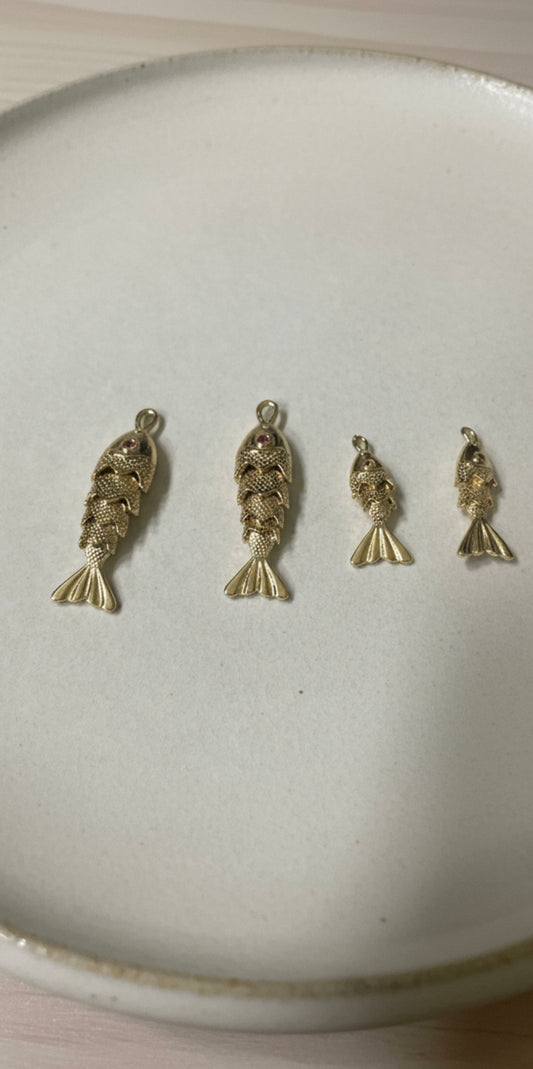 Gold Fish Charm
