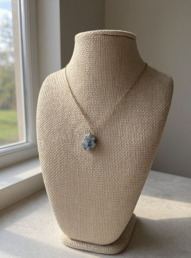 14k Gold Filled With Sodalite Pendant