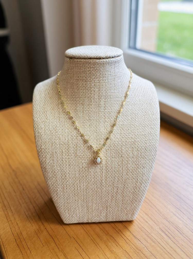 Teardrop Opal Handmade Necklace