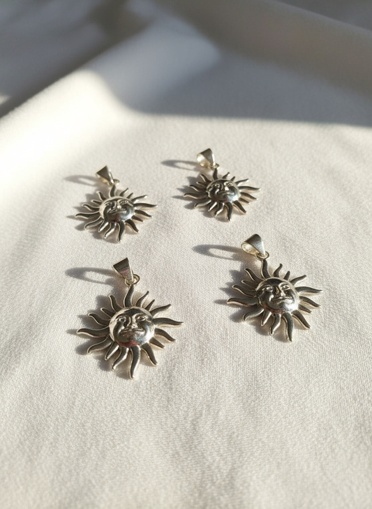 Gold Sun Charm