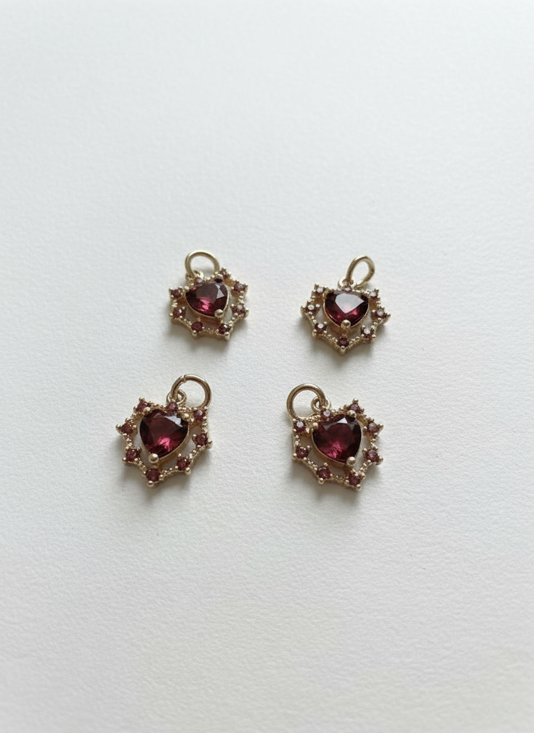 Red Heart Charm