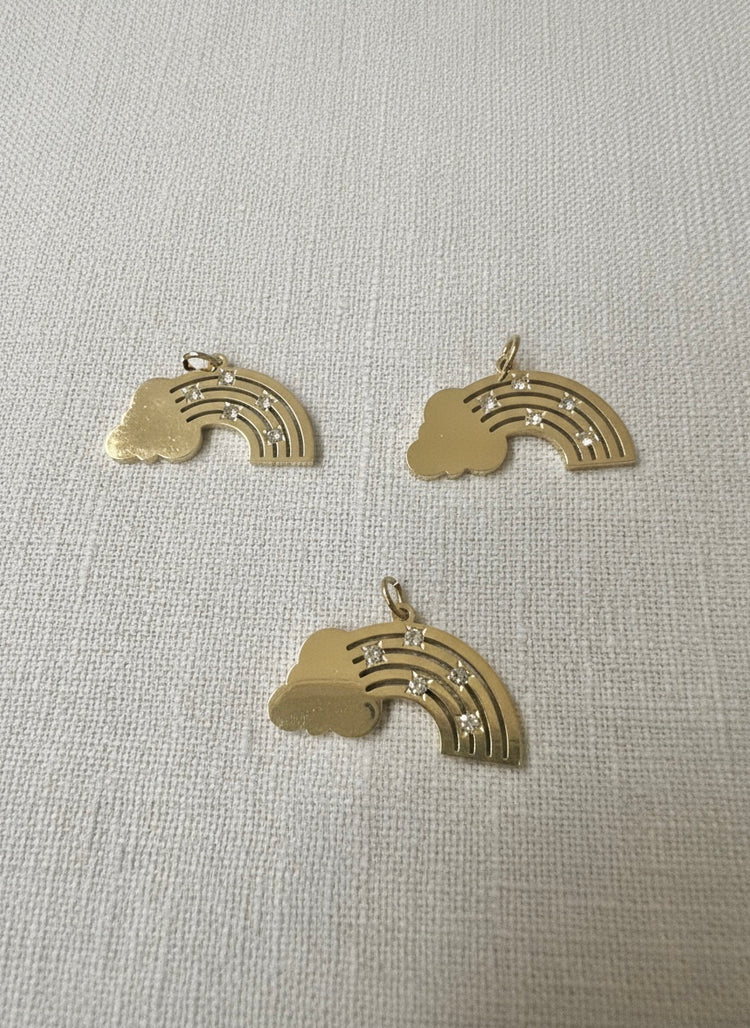 Gold Rainbow Charm