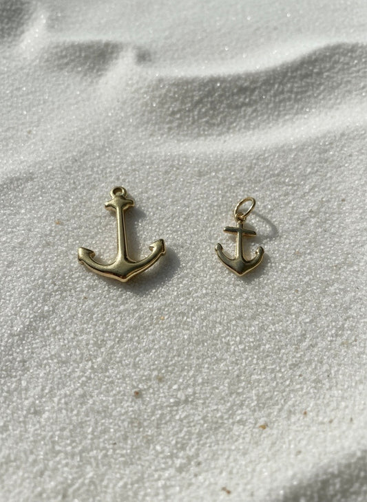 Gold Anchor Charm
